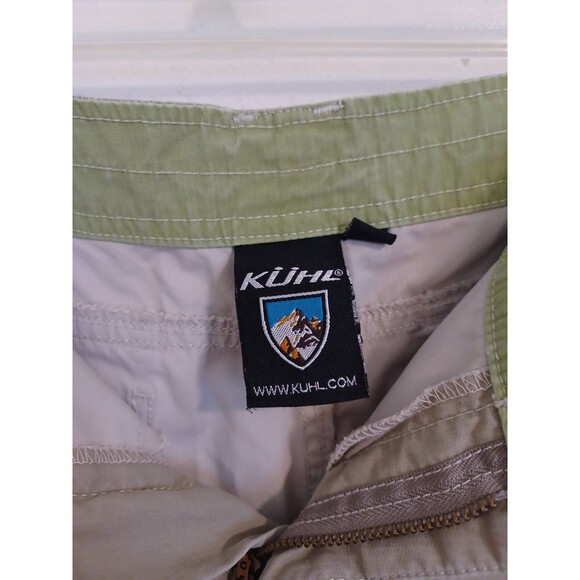 Kuhl Dry Stretch Capri Pants Womens 14 Khaki Tan Hiking Outdoor Active Stretch - Picture 9 of 10